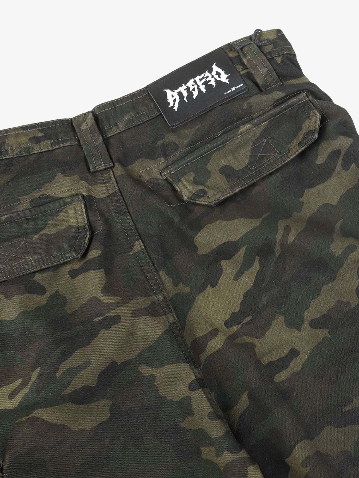 Wasteland Style Camouflage Baggy Cargo Pants - 2384