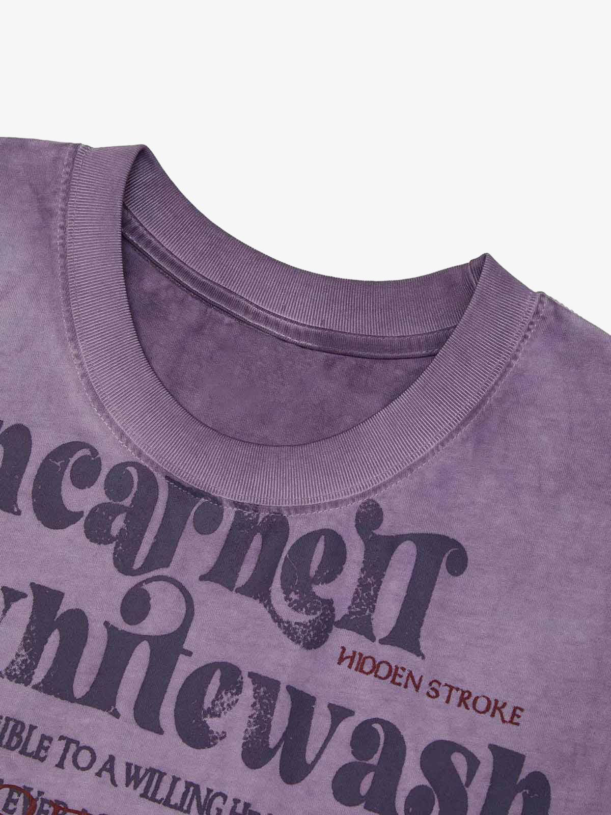 Thesupermade Heavy Worker Washed And Broken Retro Font VEST