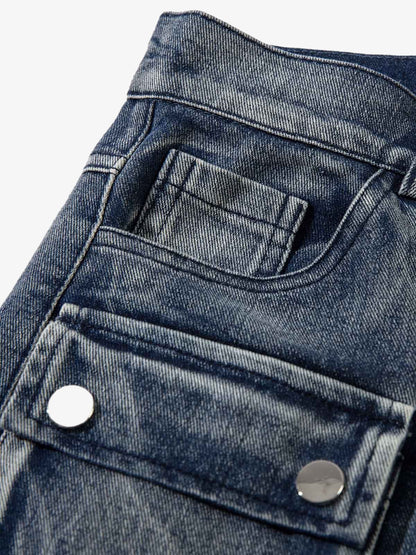 Thesupermade High Street Embroidery Hip-Hop Jeans - 2122