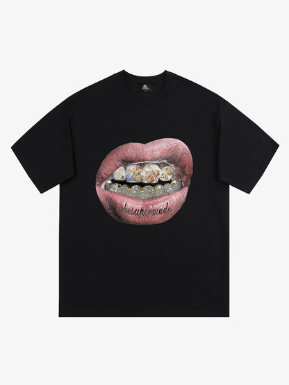 Artistic Lips Graphic T-Shirt