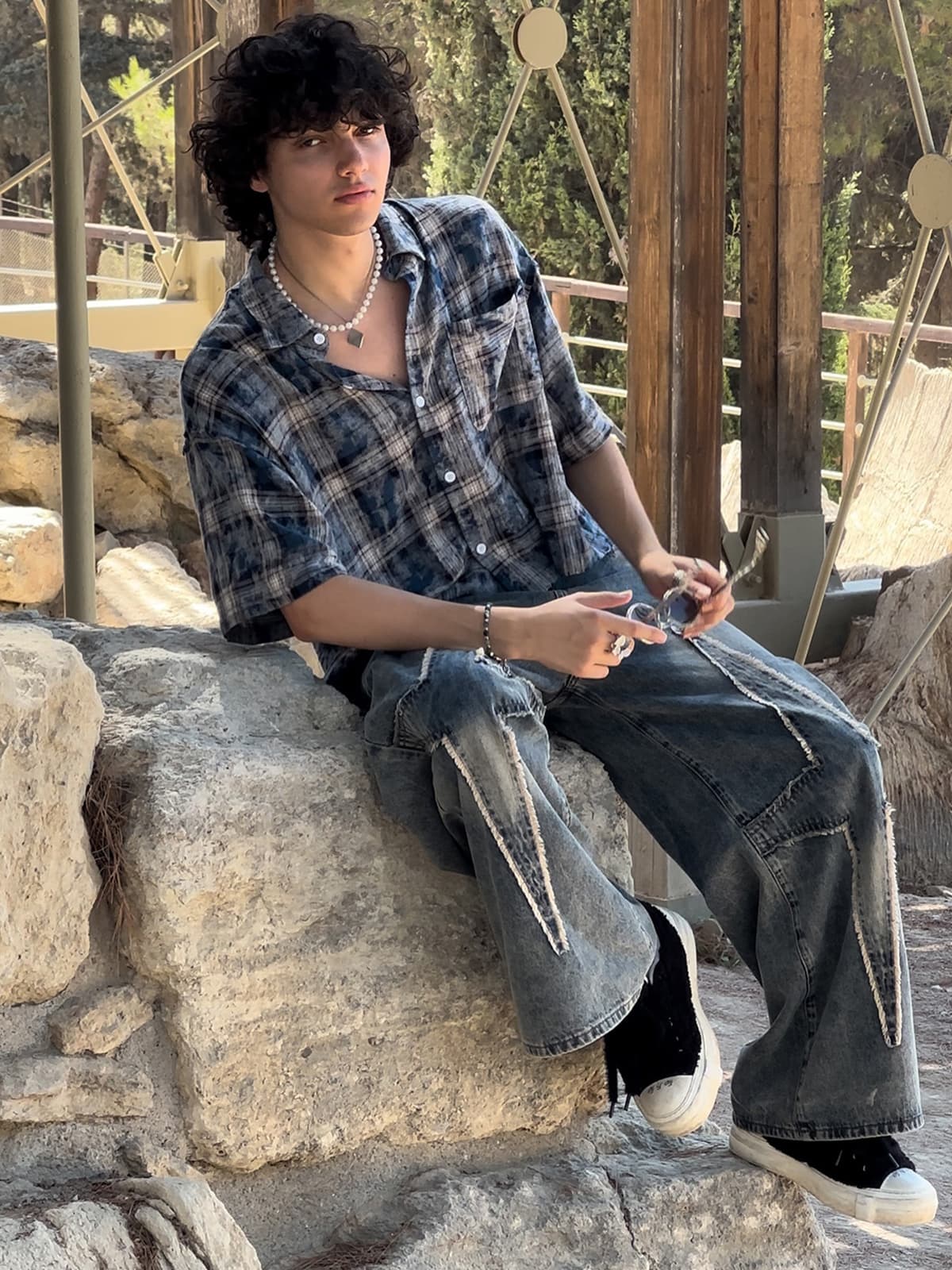 High Street Star Washed Jeans - 2150