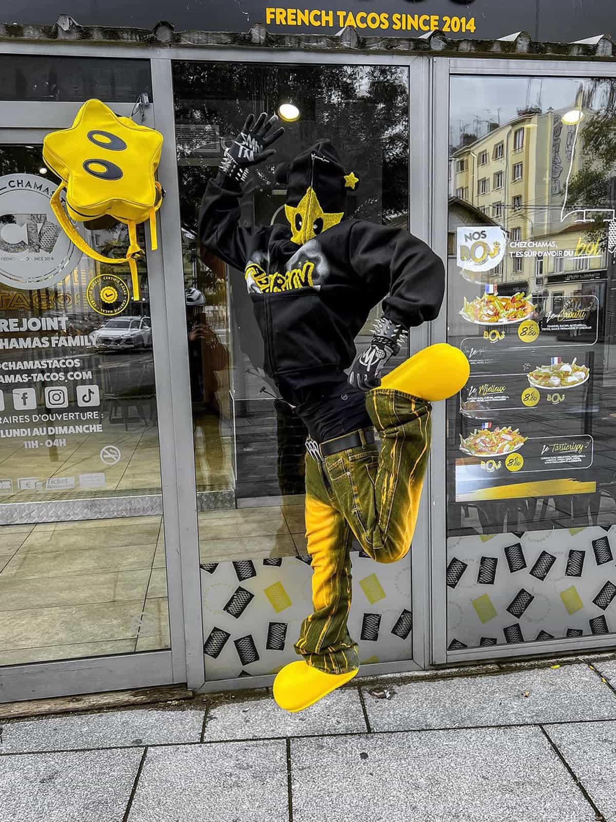 Thesupermade Star Embroidered Hooded Sweatshirt - 1843