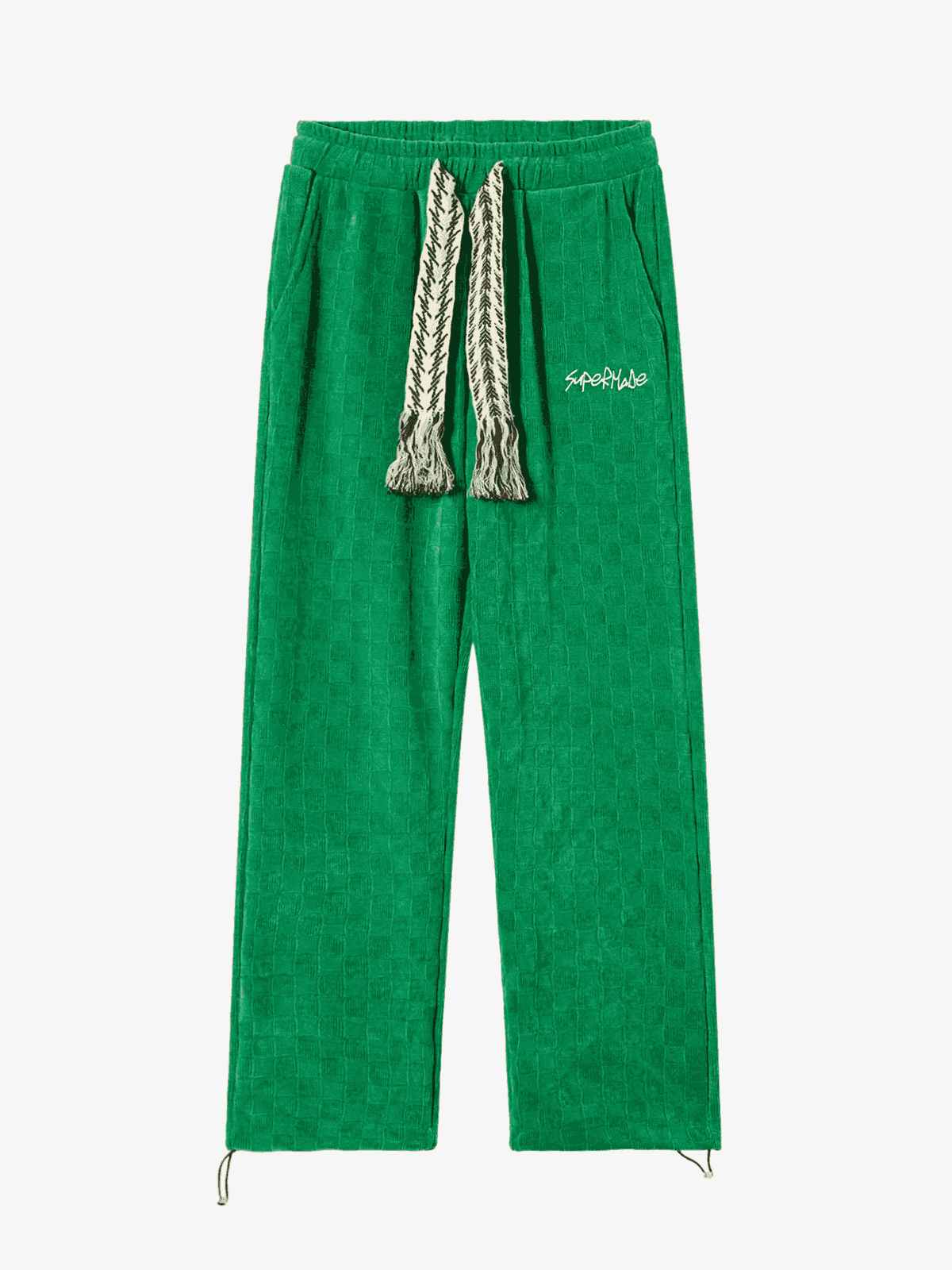 Thesupermade High Waisted Straight Cotton Sweatpants -1284