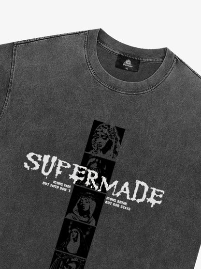 Mary Vintage-Inspired Graphic Design T-Shirt