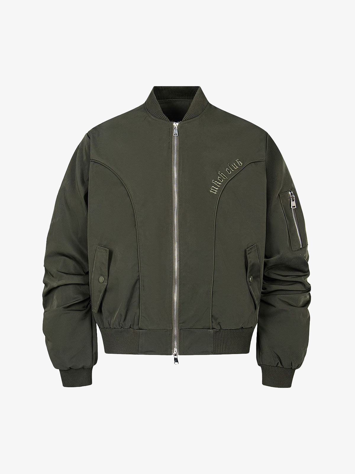 Retro Deconstructed Bomber Jacket