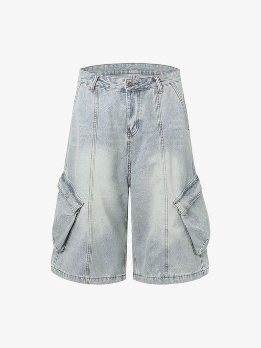 Cleanfit Denim Baggy Cargo Jorts