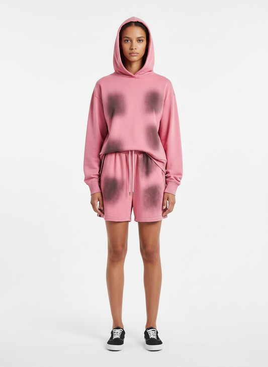 Thesupermade American Retro Spray Paint Casual Shorts