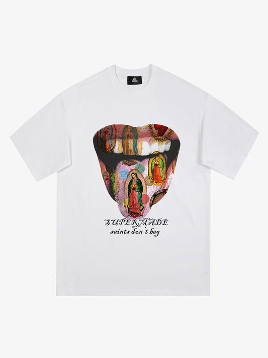 Original Saints Don't Beg Graphic T-Shirt