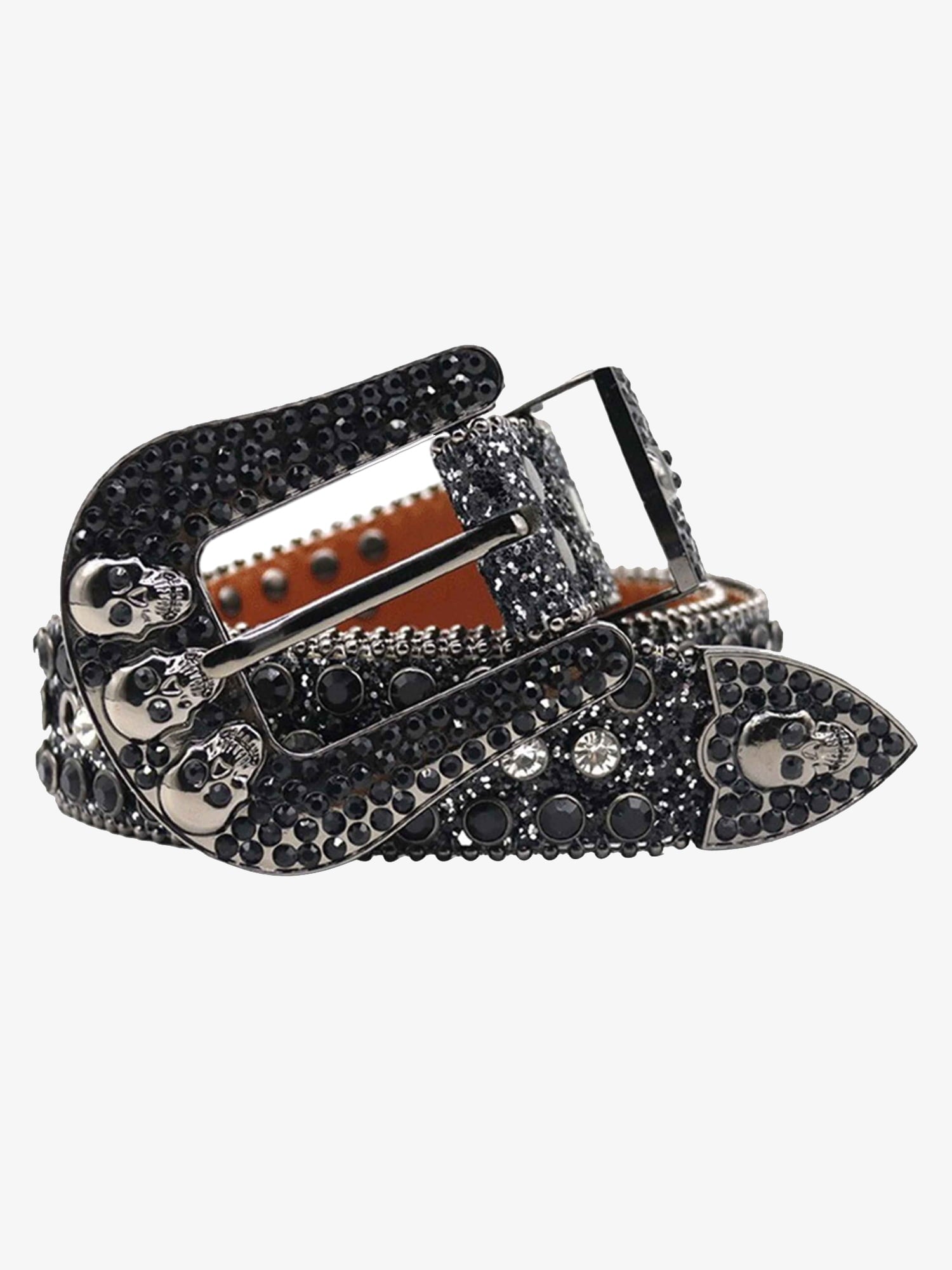 Thesupermade Rhinestone Beaded Belt - 1822