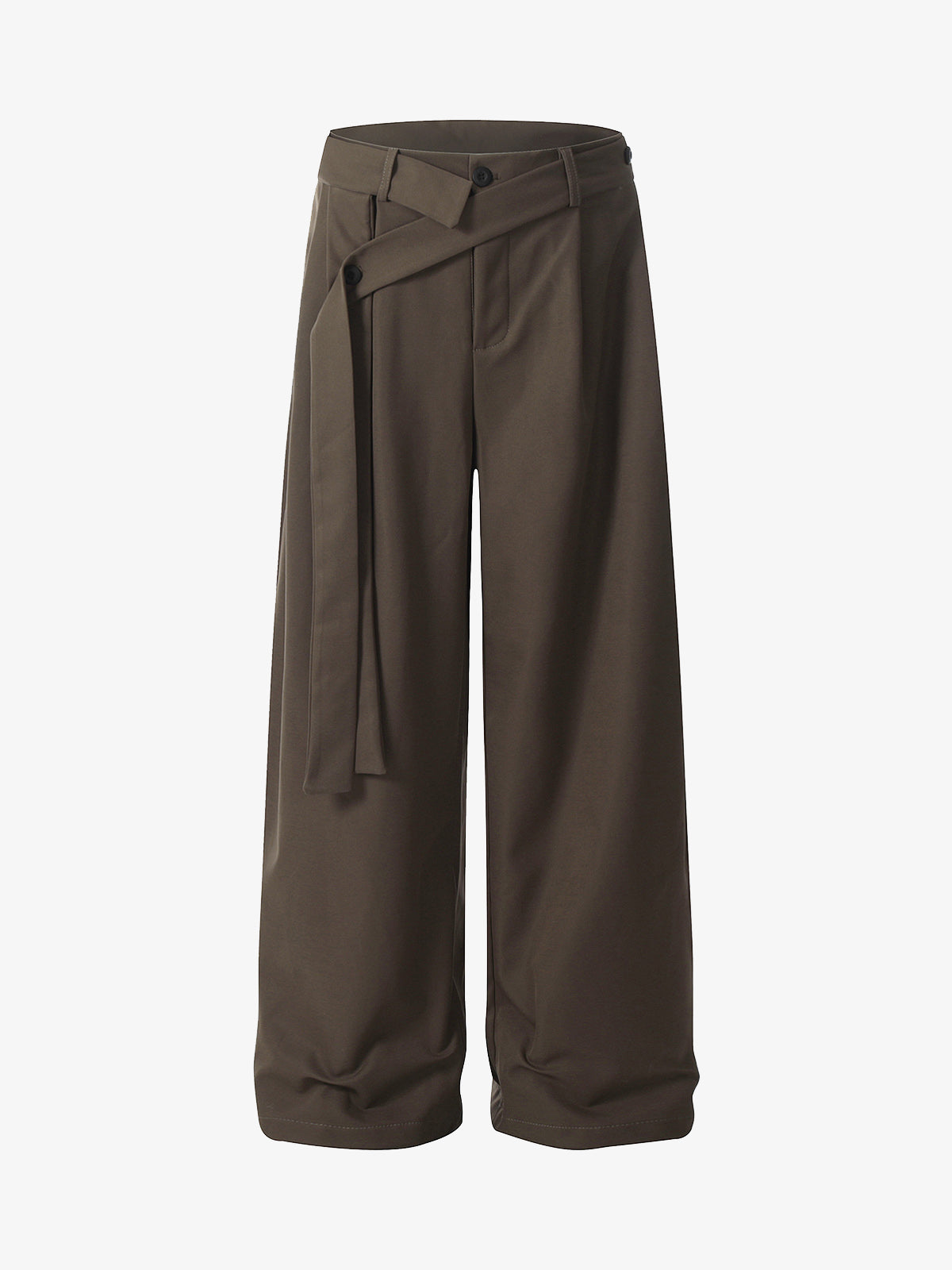 Pleated Belted Machete Track Pants