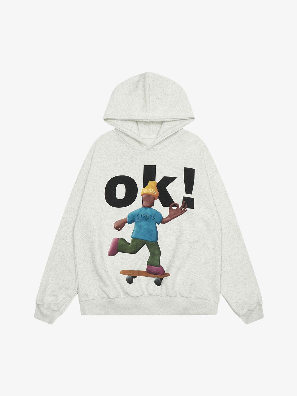 Thesupermade Skateboard Character Printed Hoodie - 2322