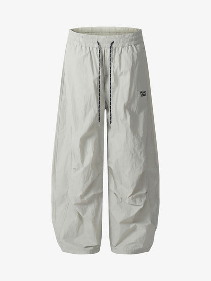 Retro Outdoor Sports Paratrooper Barrel Pants