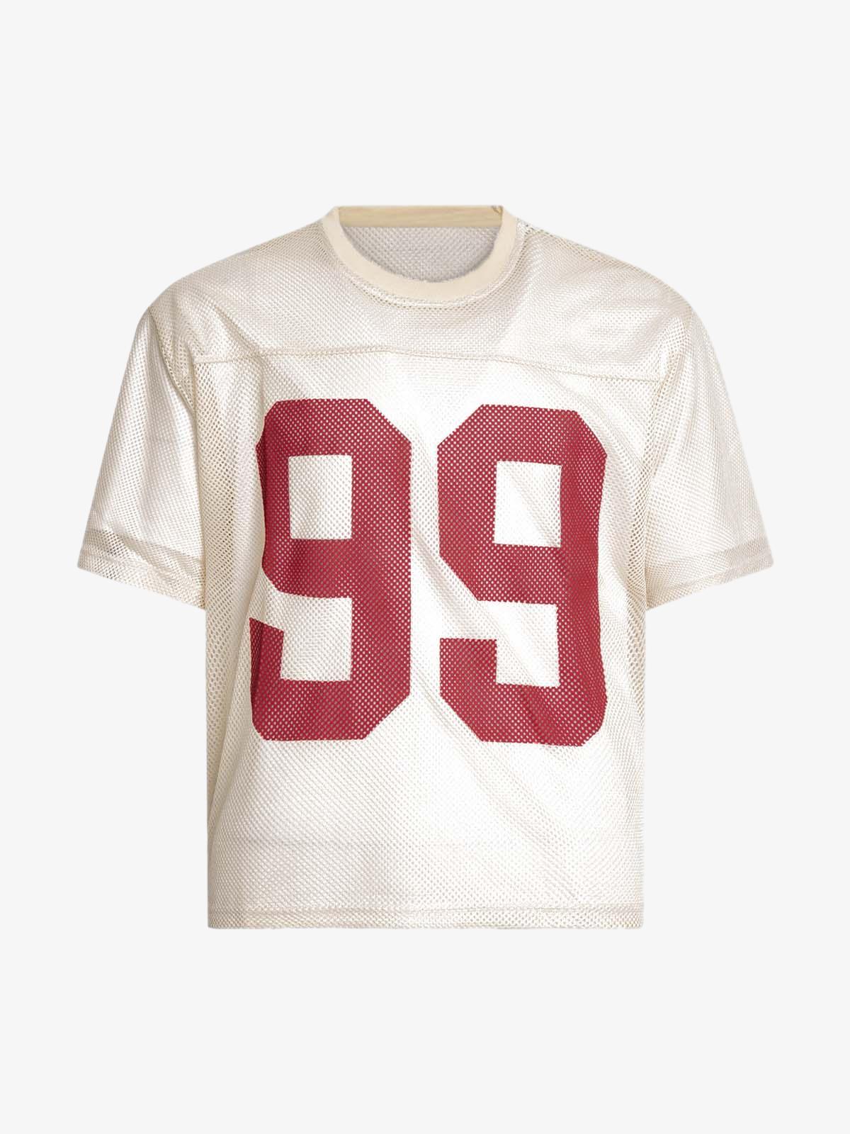 Jersey Mesh Short-Sleeve T-shirt