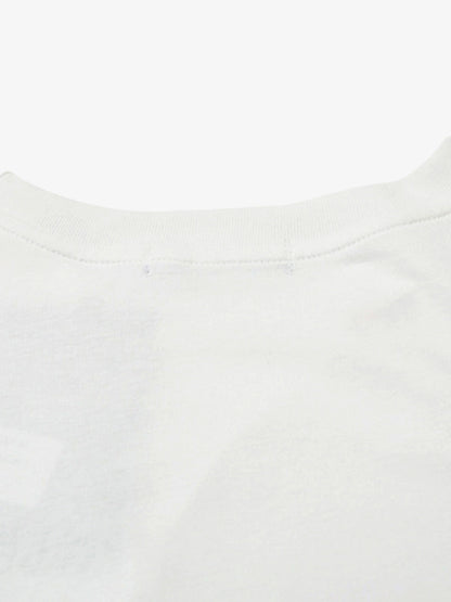 Thesupermade High Street Motorcycle Print Asymmetric T-shirt