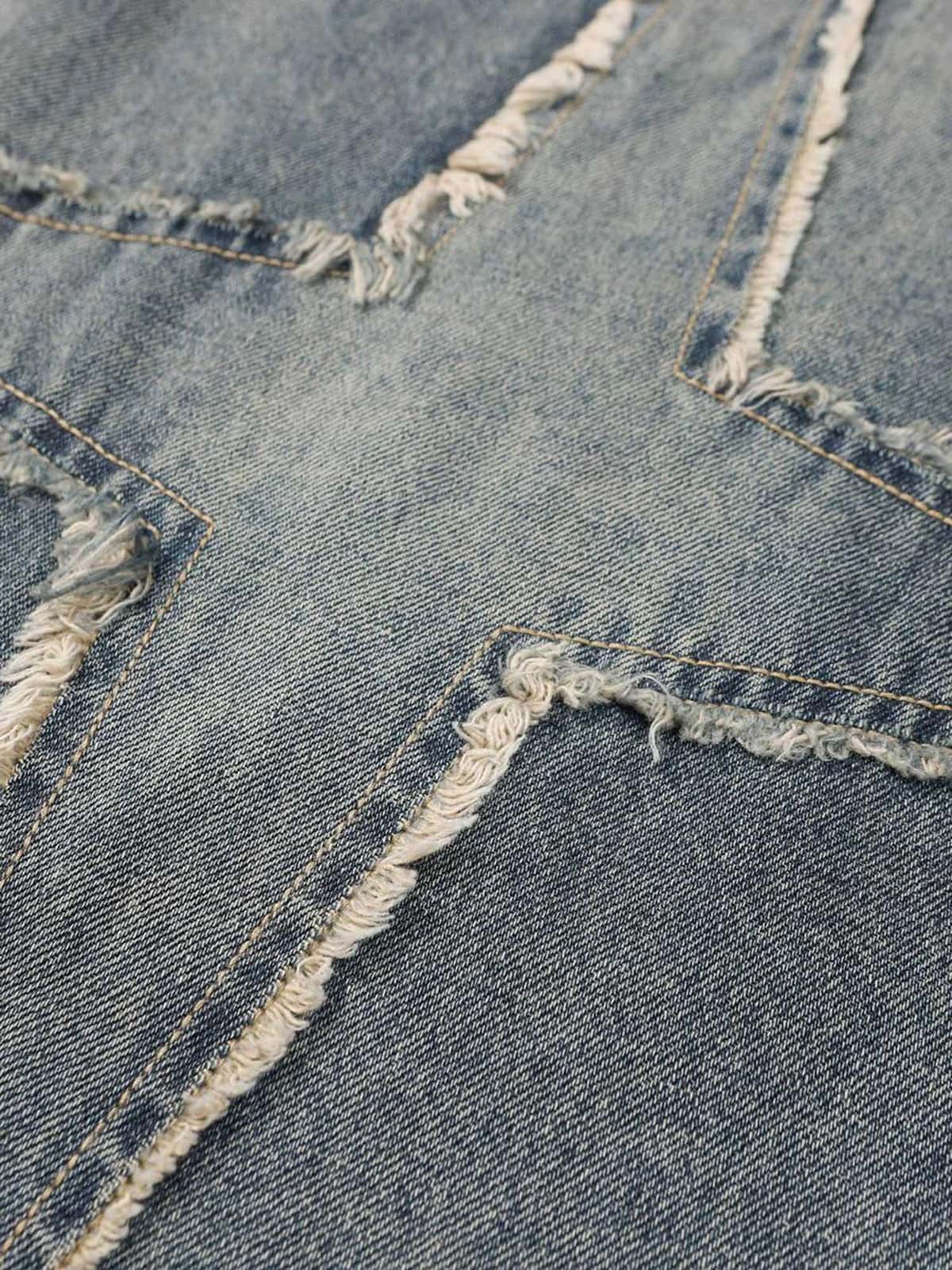 High Street Star Washed Jeans - 2150