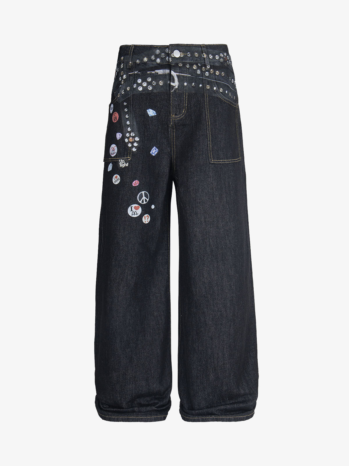 Print RO Style Baggy Jeans