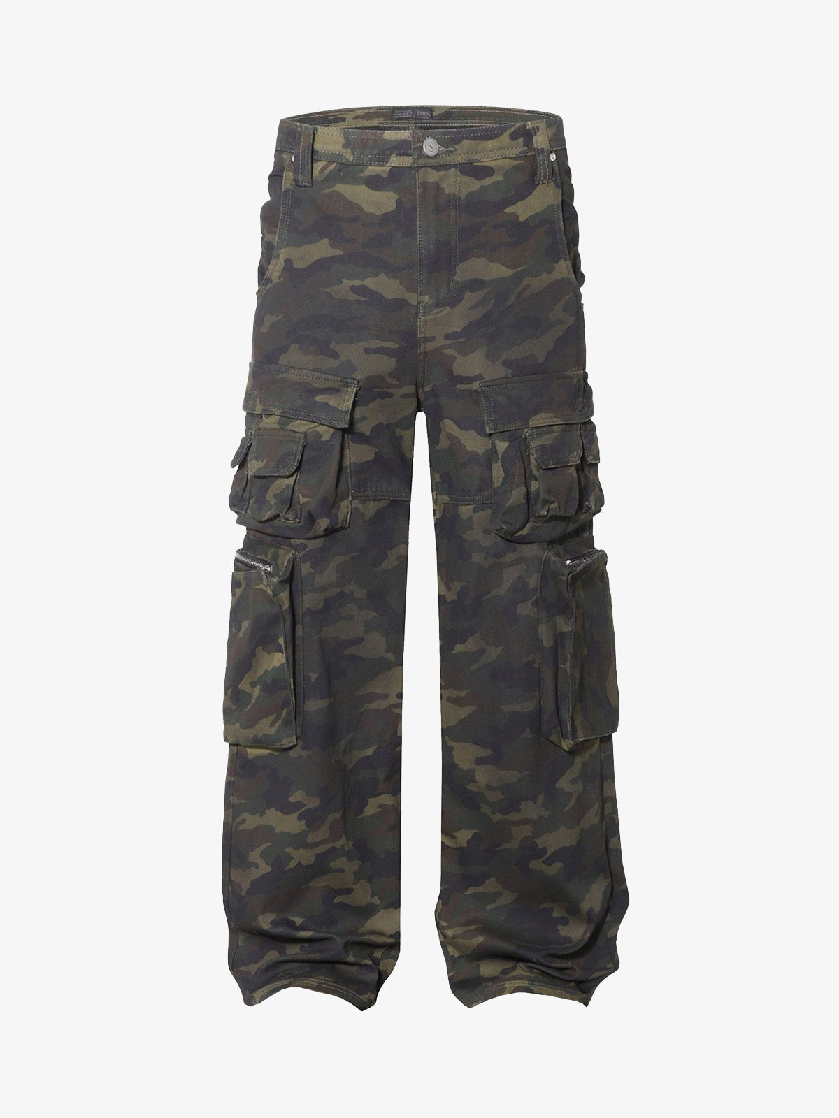 Wasteland Style Camouflage Baggy Cargo Pants - 2384