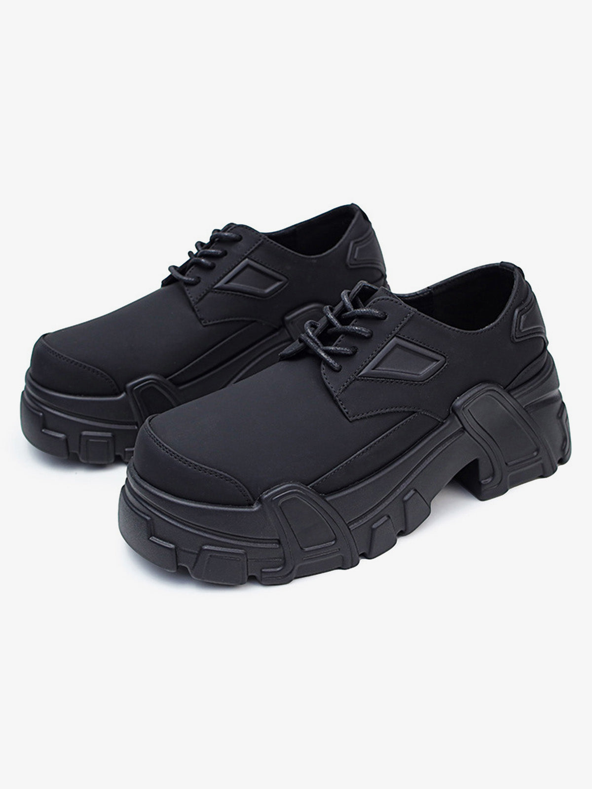 All-Black Platform Shoes