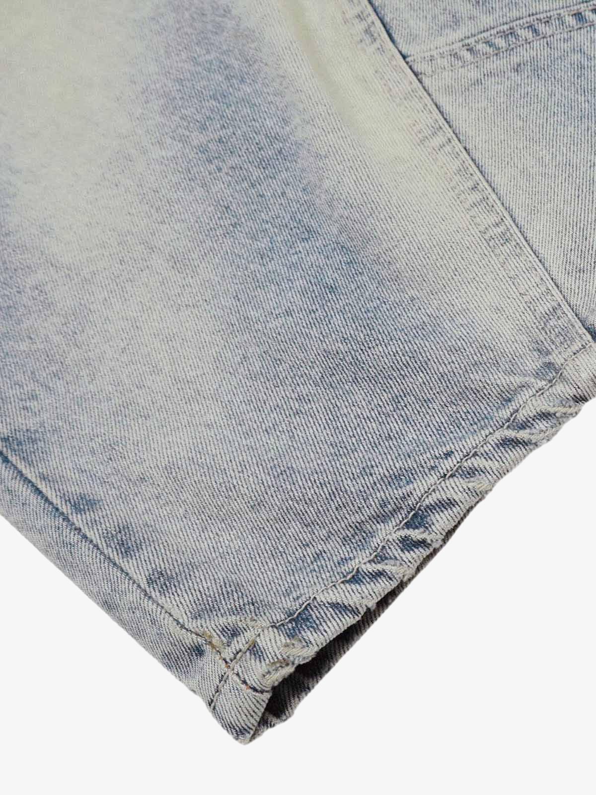 Thesupermade Distressed Baggy Barrel Jeans - 2317