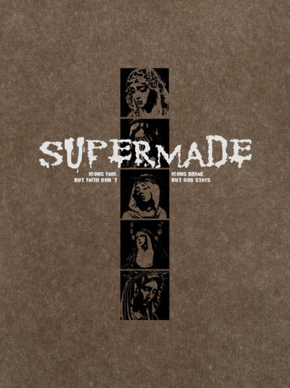 Mary Vintage-Inspired Graphic Design T-Shirt