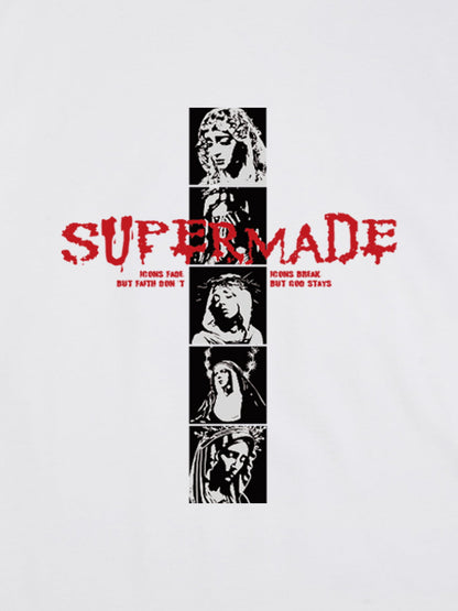 Mary Vintage-Inspired Graphic Design T-Shirt