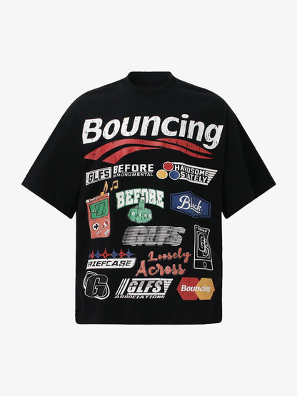 Street Graphic Print T-Shirt - 2415