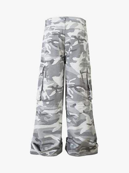 Camouflage Multi Pocket Cargo Pants - 2289