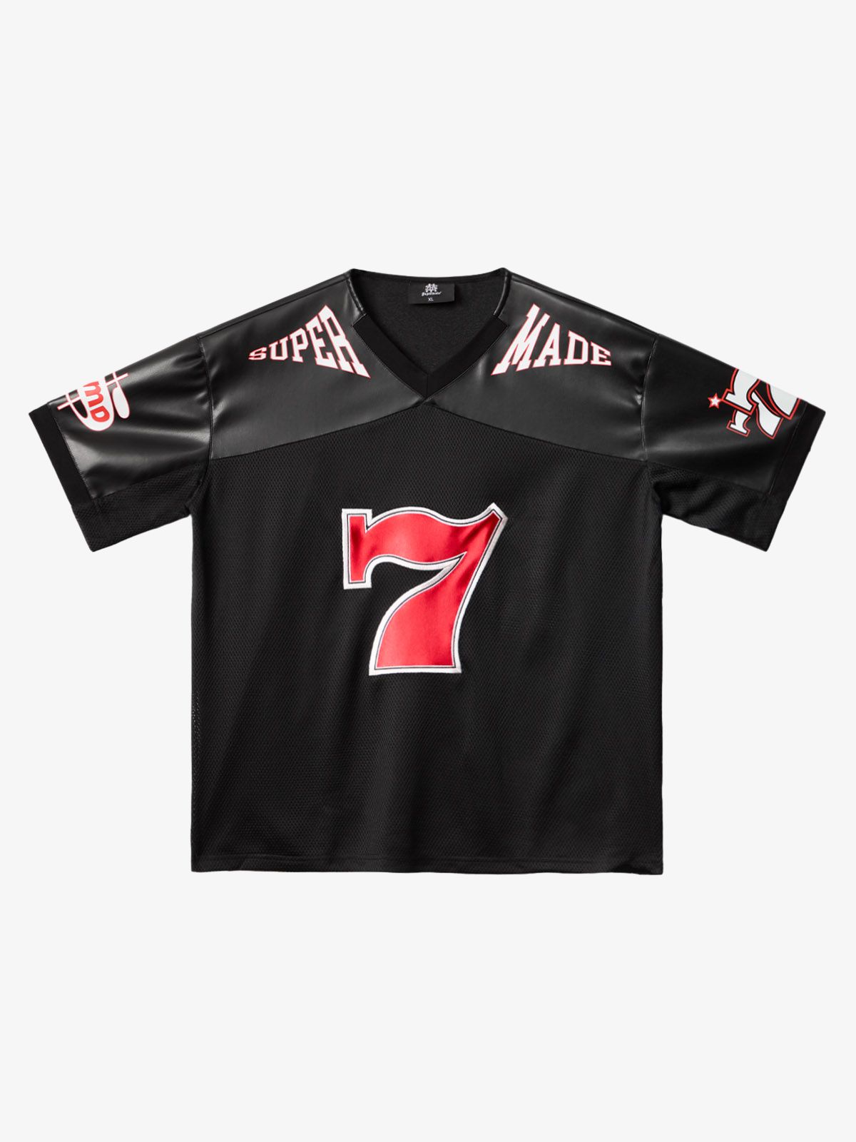 Original "SUPER 7" V-Neck Jersey T-SHIRT