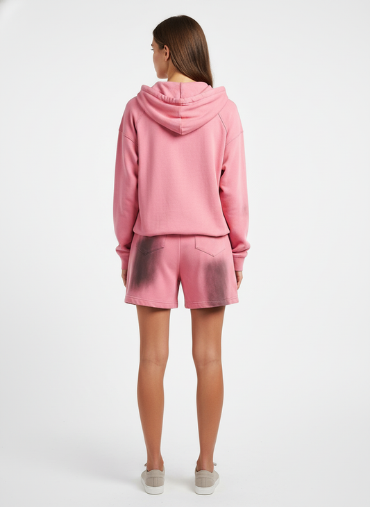 Thesupermade American Retro Spray Paint Casual Shorts