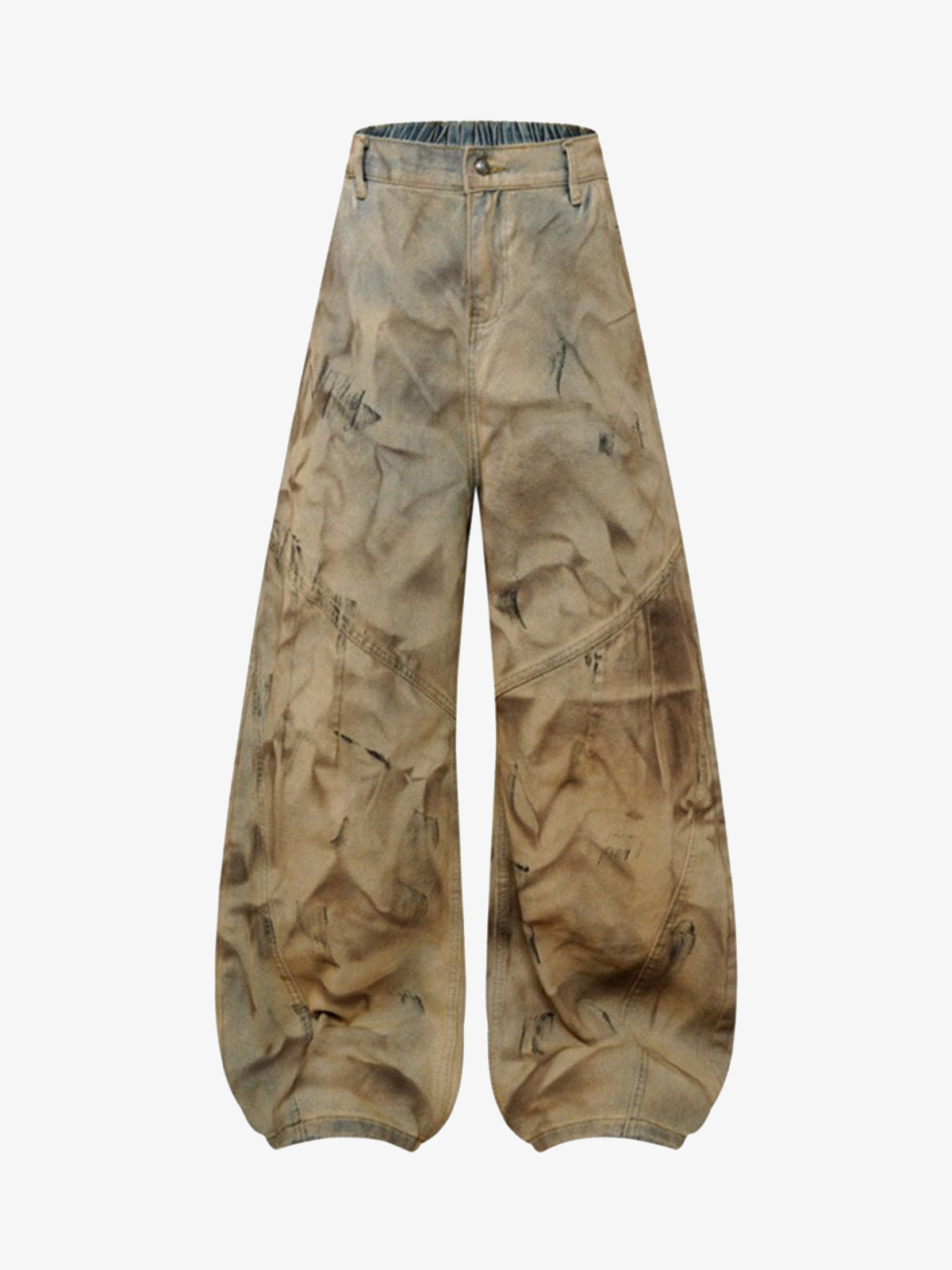 Dirty Dye Baggy Barrel Jeans