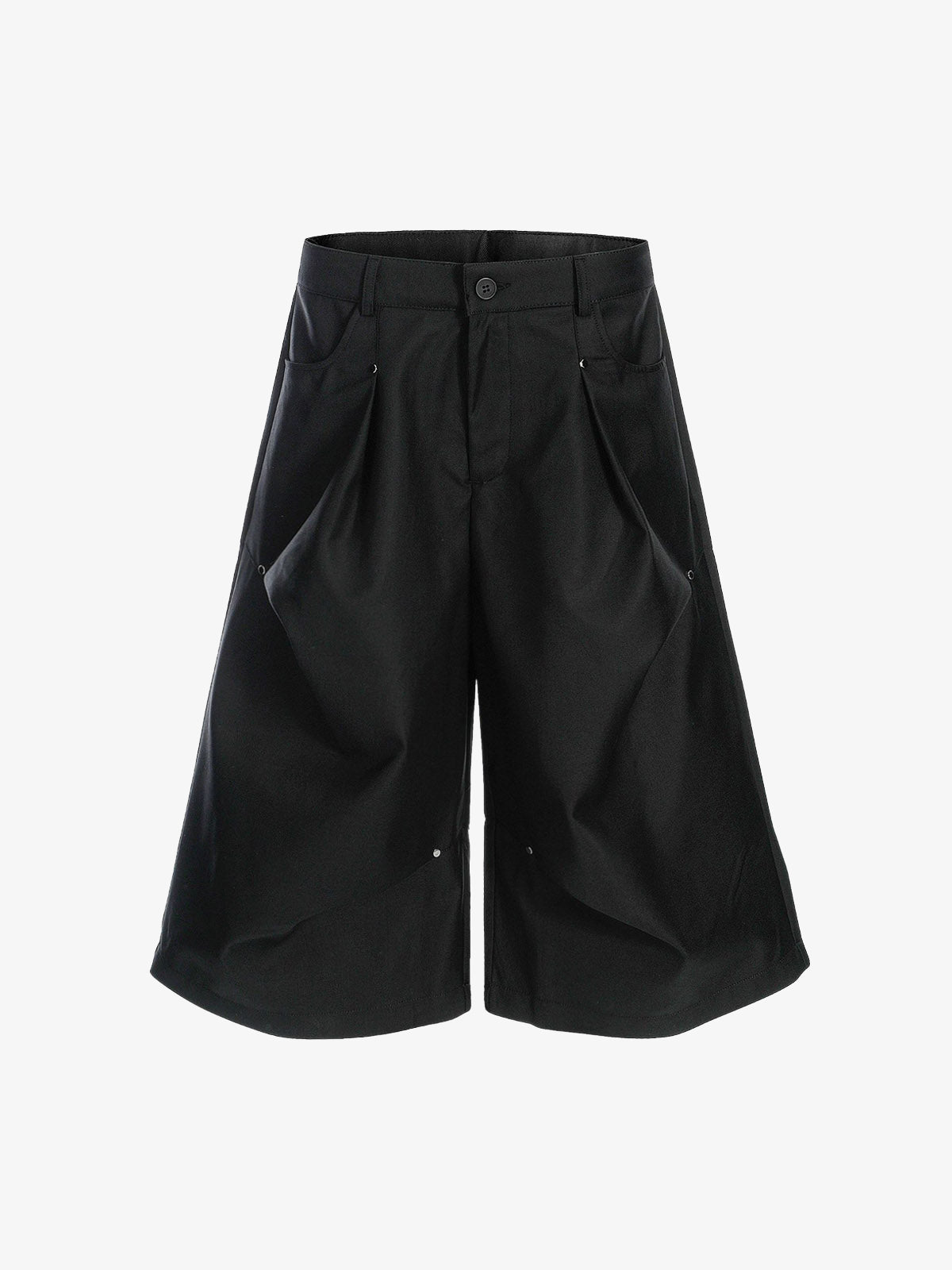 Cleanfit High Waist Baggy Cropped Trousers - 2443