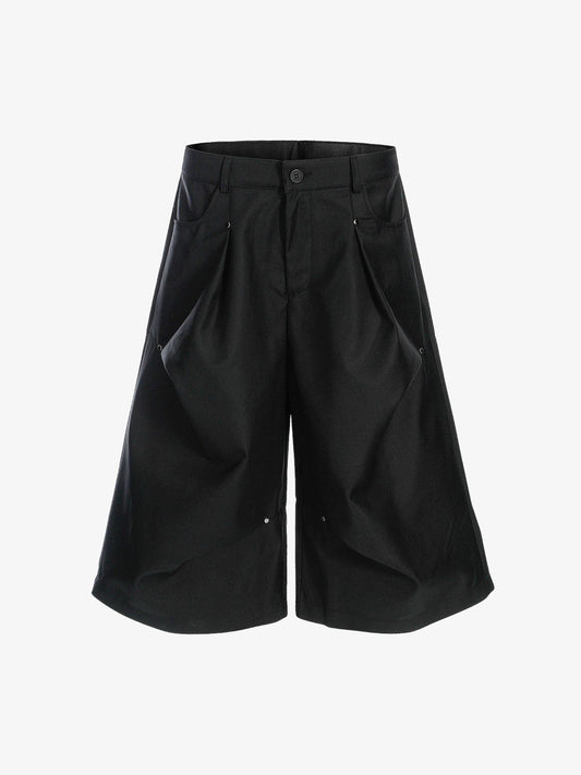 Cleanfit High Waist Baggy Cropped Trousers - 2443