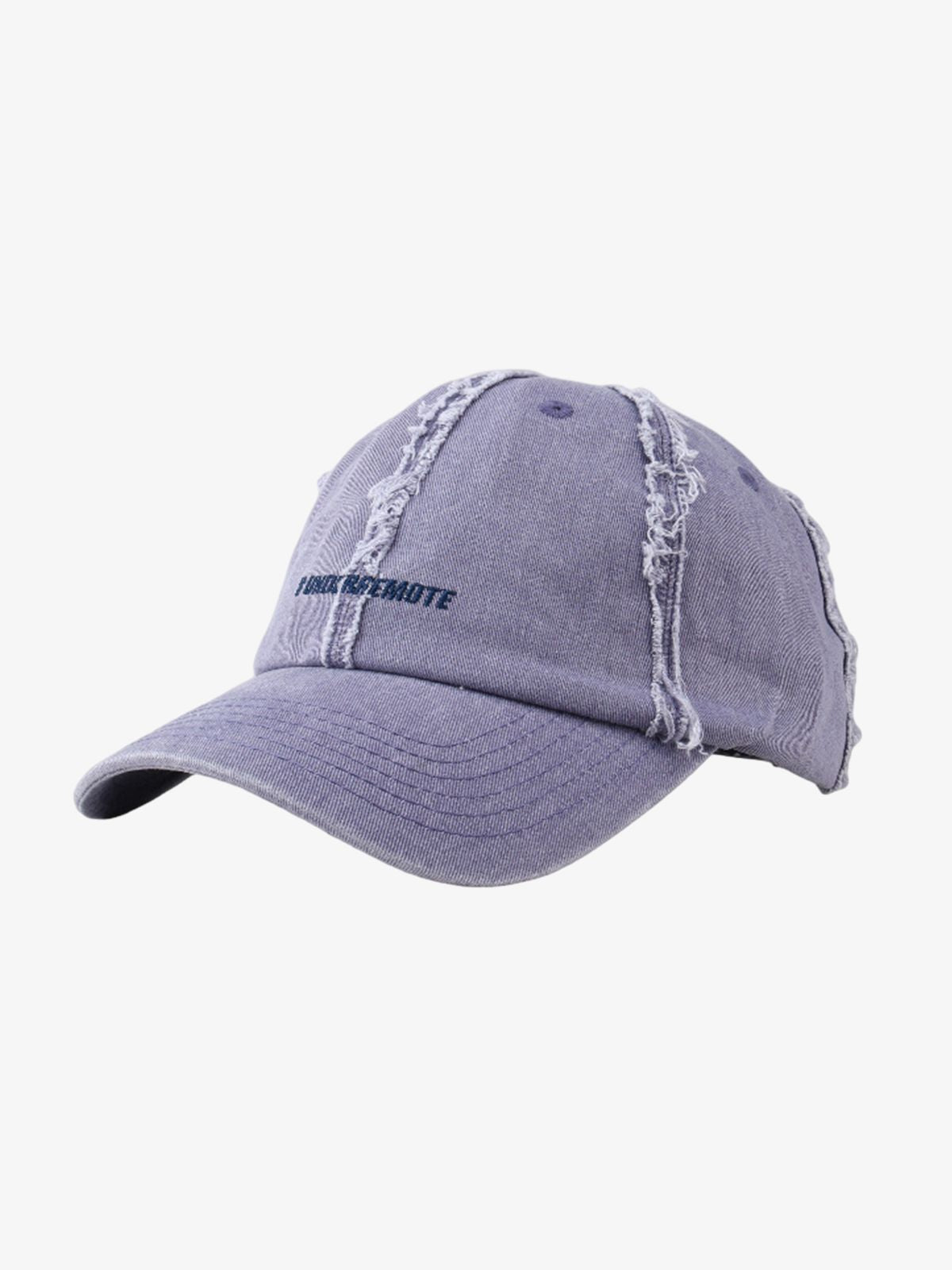 Distressed Denim Baseball Cap