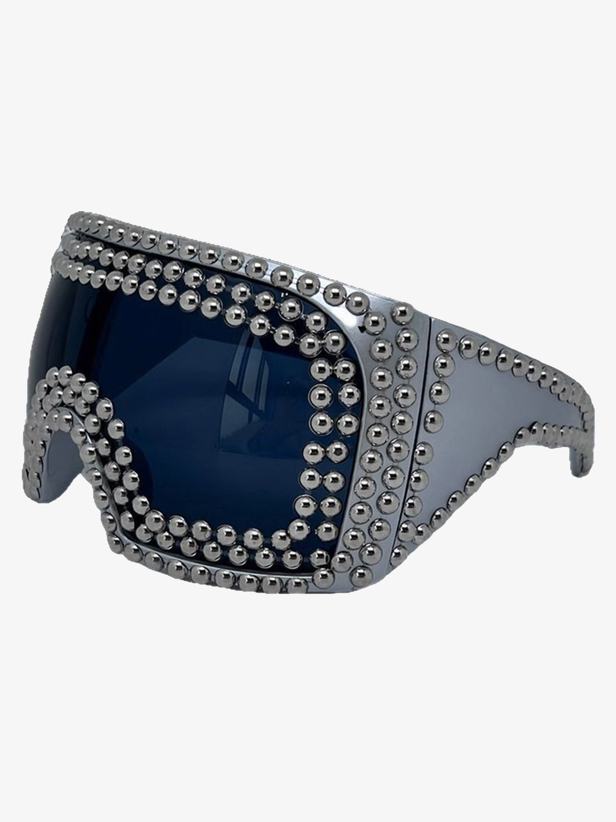 Punk Party Oversized Square Studded Sunglasses