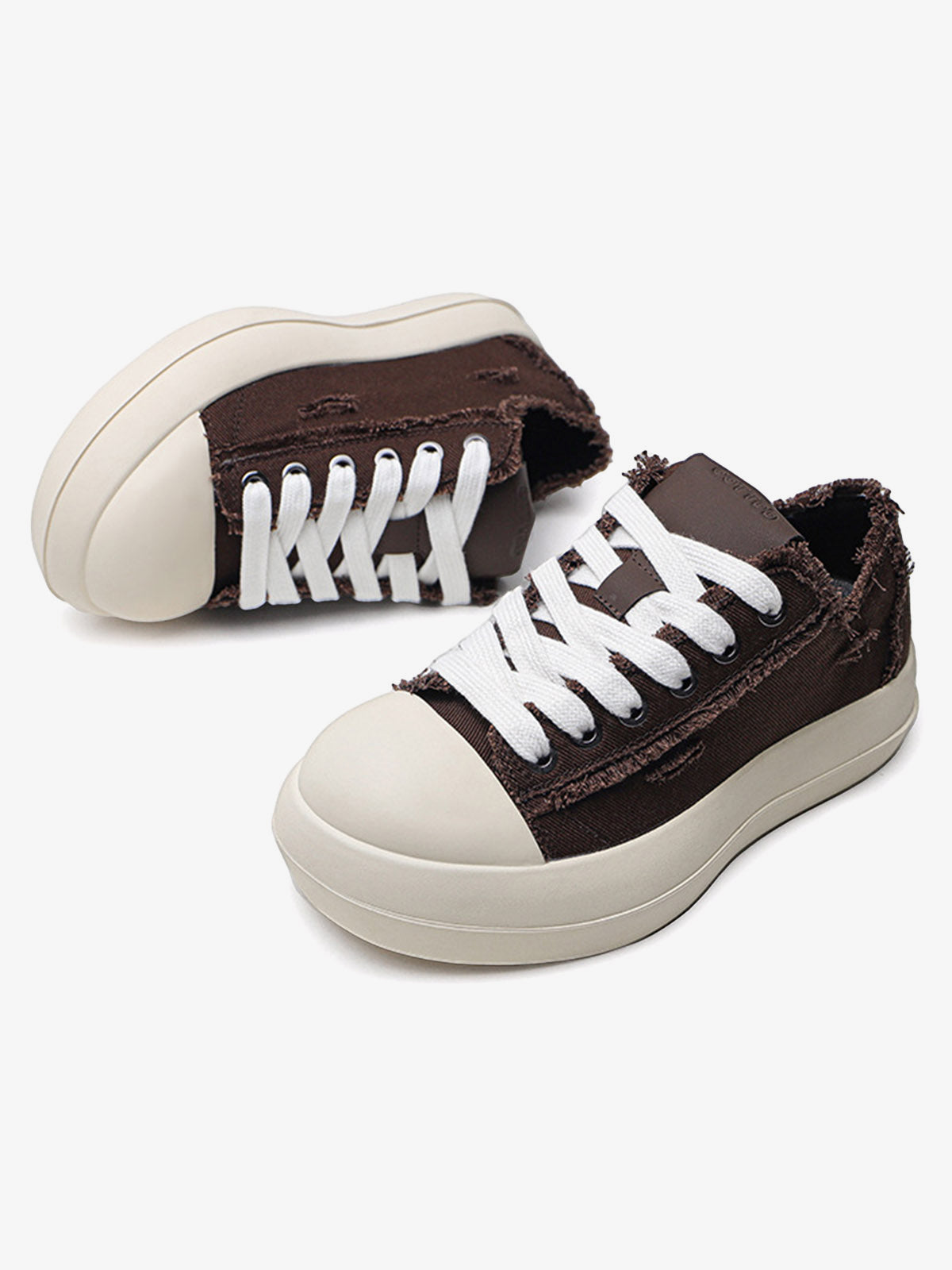 Street Beard Split Hole Sneakers