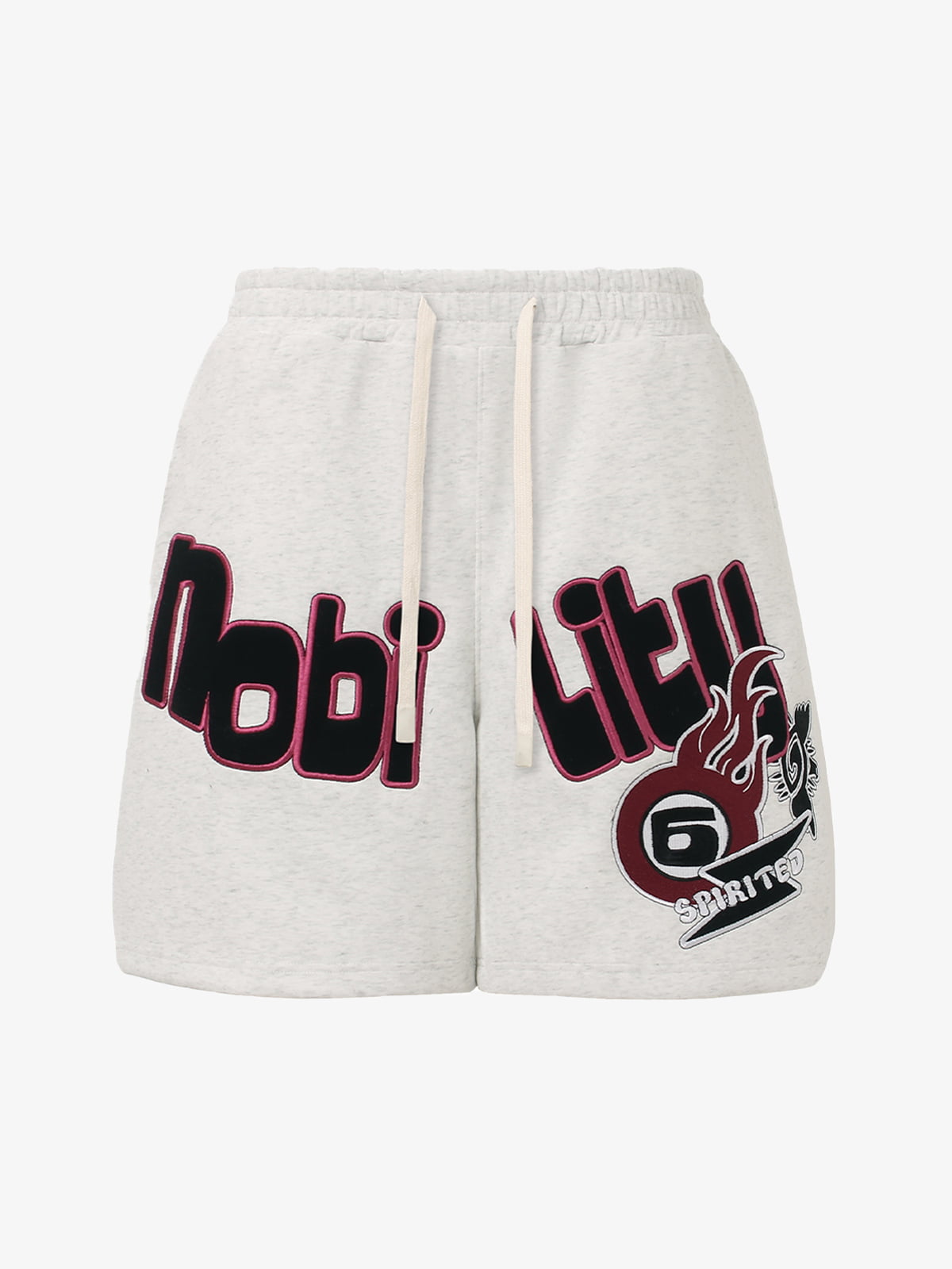 Street Graphic Drawstring Shorts