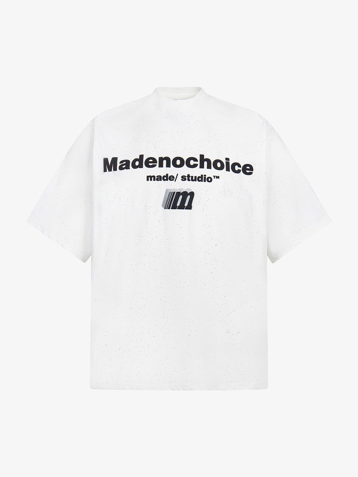 Retro Heavy Starry Sky Print Font Design Short-sleeved T-shirt