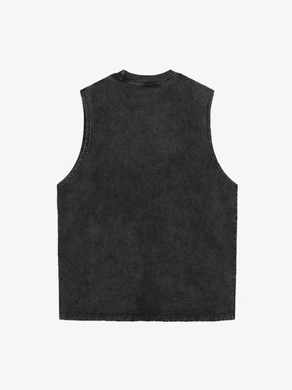 Original Letter Graphic Vest