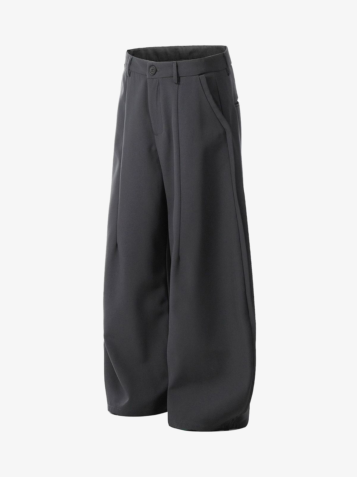 Retro Drape Barrel Suit Pants