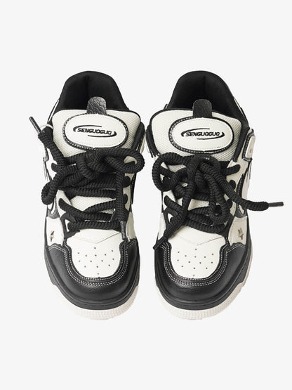 Contrast Color Star Chucky Sneakers