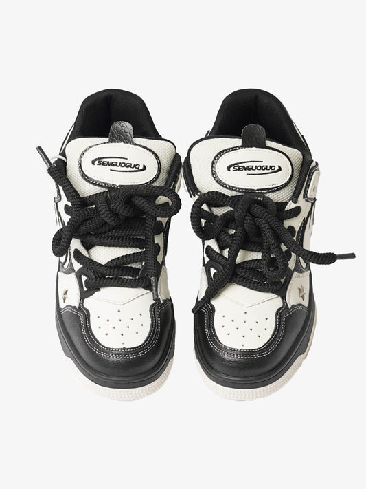 Contrast Color Star Chucky Sneakers