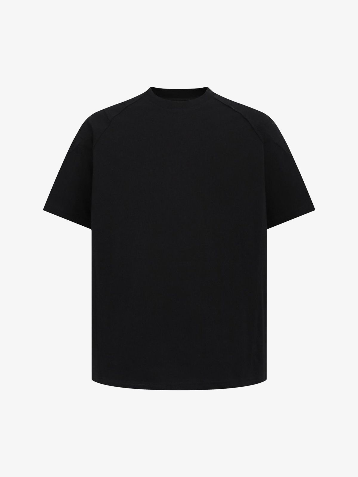 Retro Motorcycle Pleated Patch T-shirt