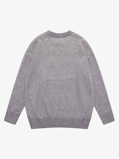 Thesupermade Vintage Portrait Knit Sweater