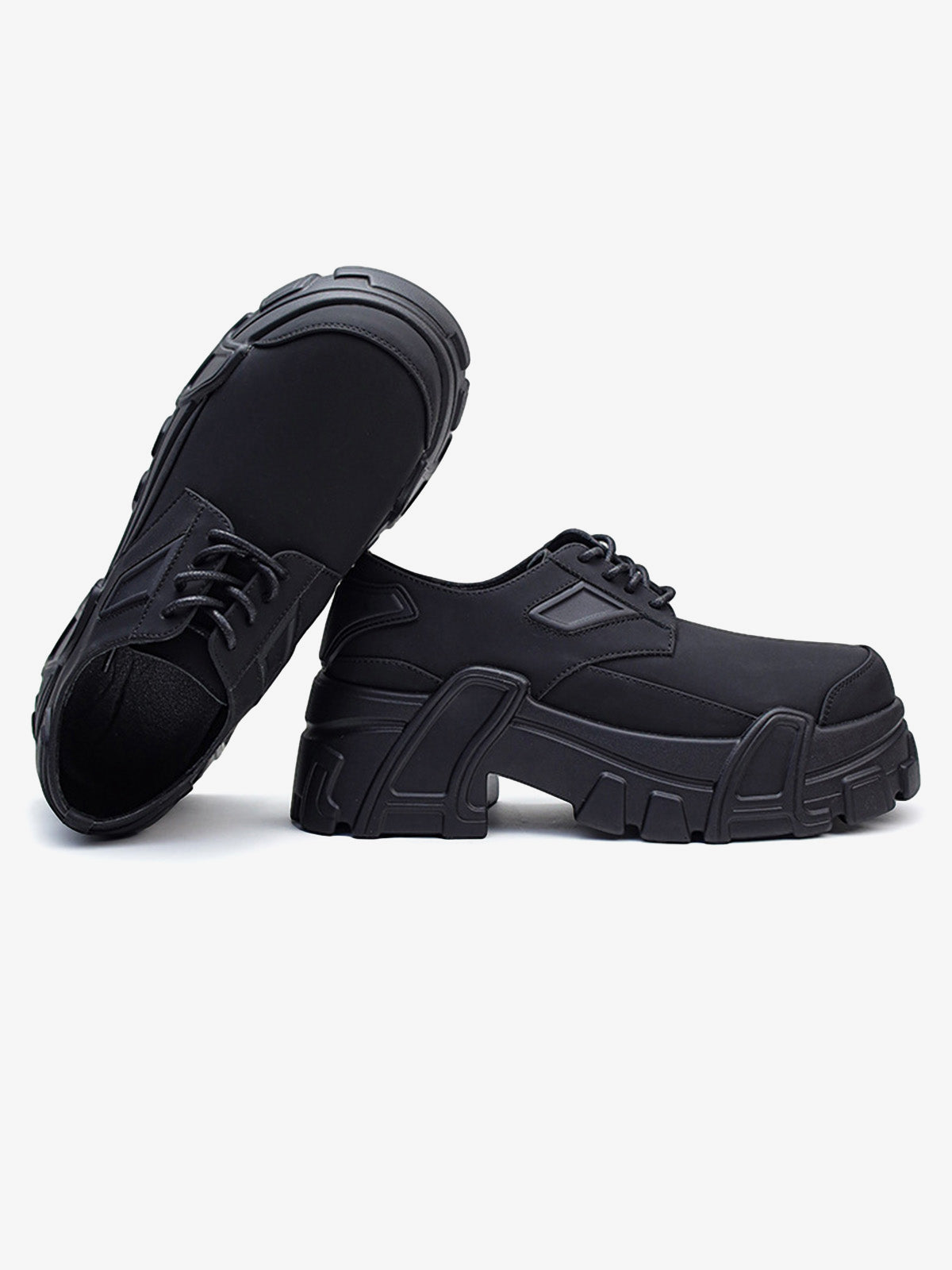 All-Black Platform Shoes