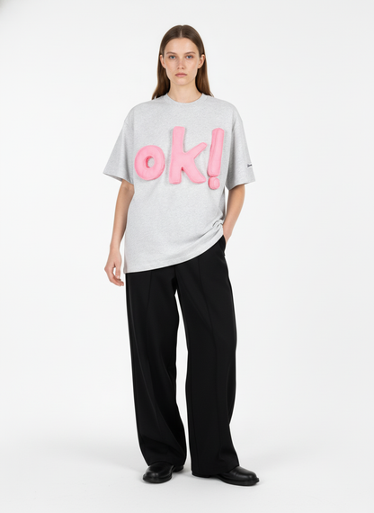 Fun "OK!" Graphic T-Shirt