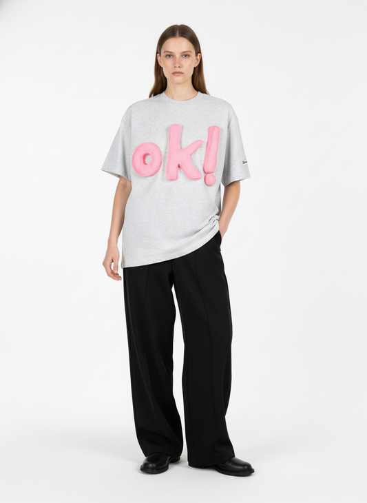 Fun "OK!" Graphic T-Shirt