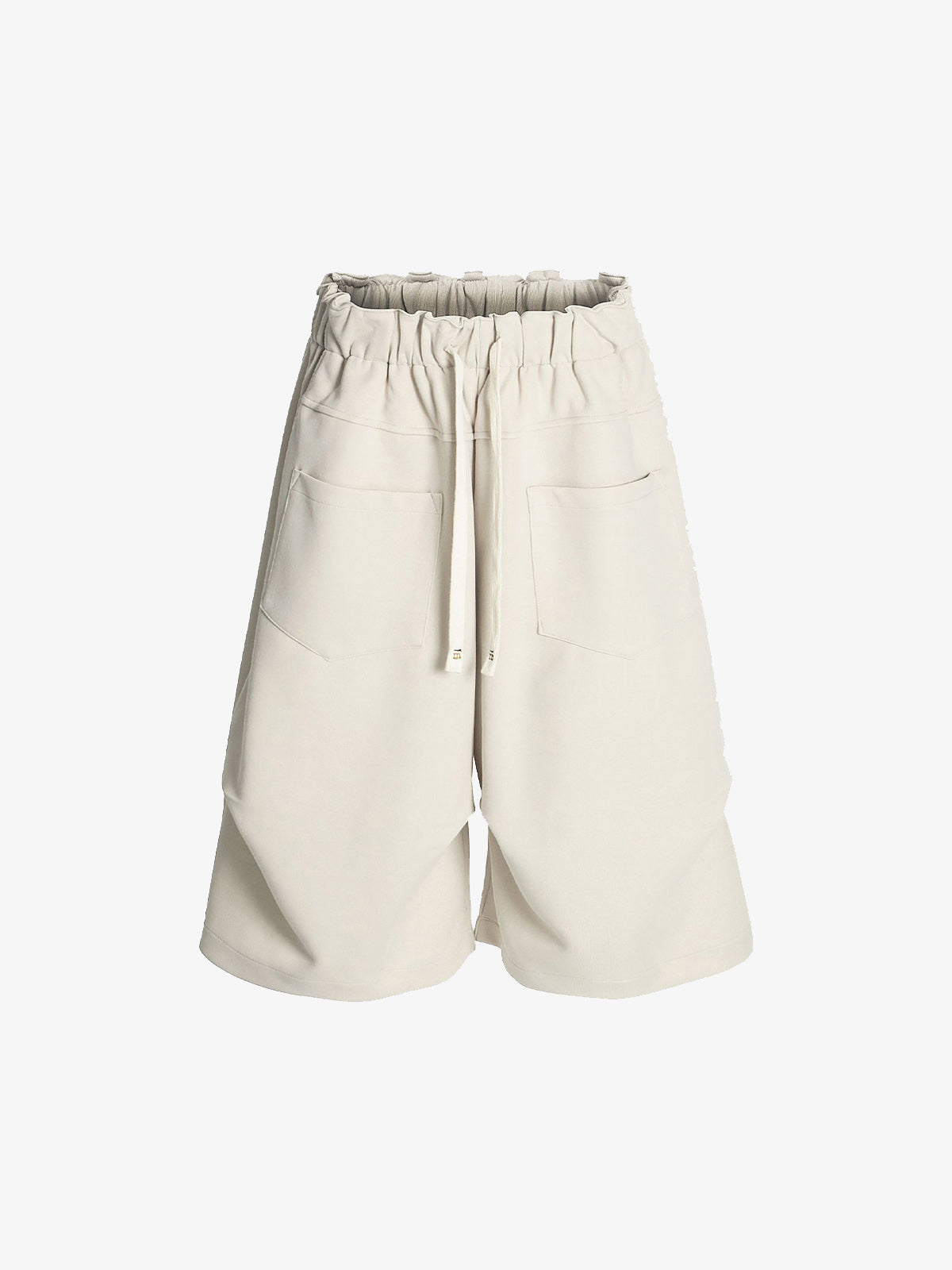 Side Pockets Drawstring Waist Casual Jorts