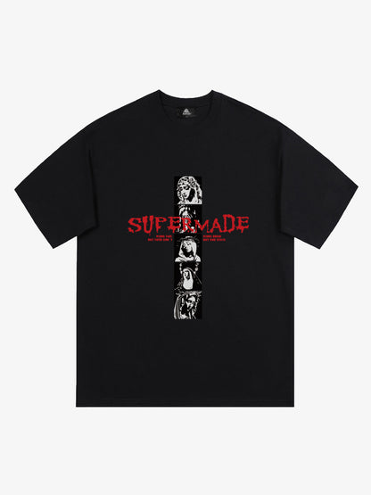 Mary Vintage-Inspired Graphic Design T-Shirt