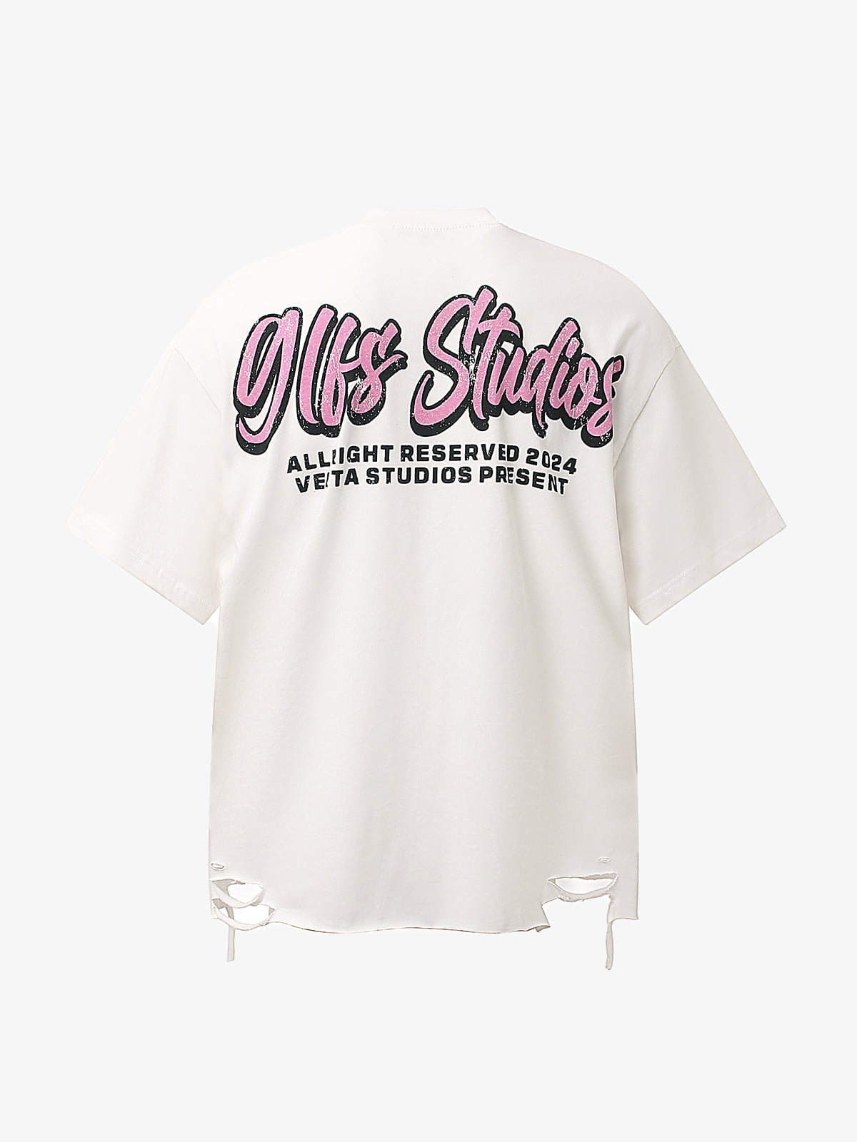 Retro Letter Graphic T-Shirt