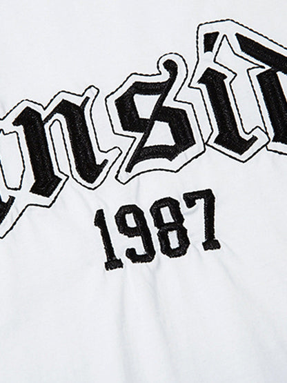 Graphic Letter Chain Vest